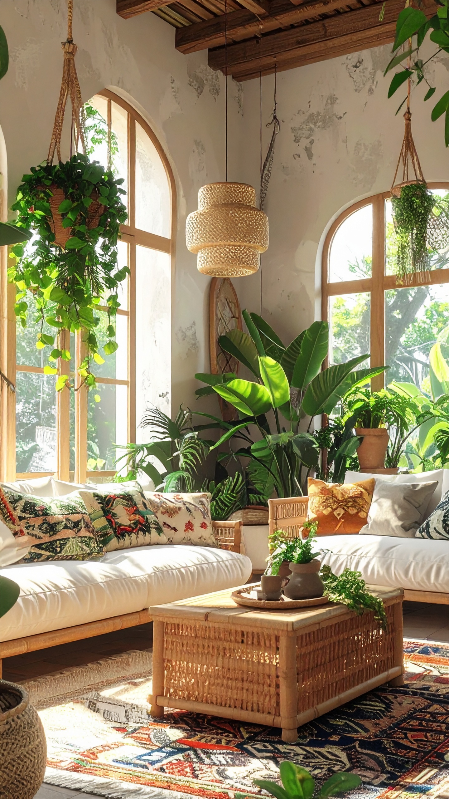 Greenery-Filled Boho Jungle